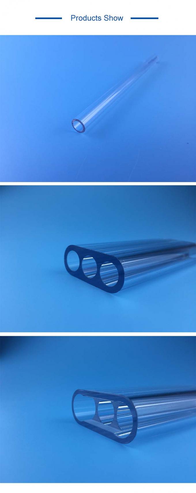 Cerium Doped Blue Quartz Glass Tube Customizable 1100 Degree