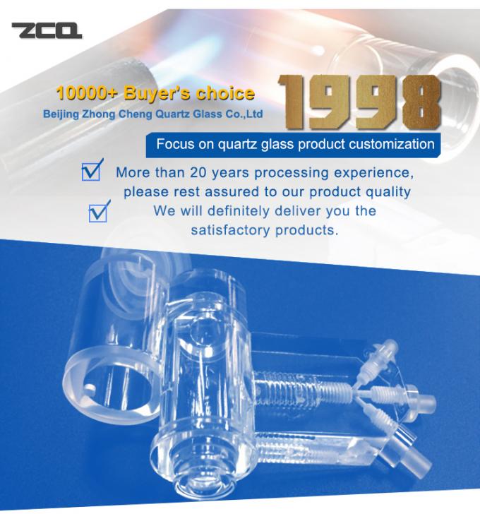 Quartz Thread Testware Three Channel Machining Quartz Glass Thread Component Analysis Instrument
