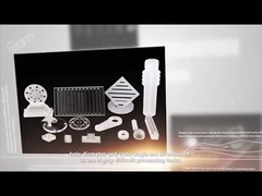 Perforated Slotted Glass Parts High Precision Frosted Glass Plate