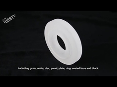 48.3Mpa Fused Quartz Glass Ring High Performance Frosting Surface