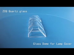 High Precision Transparent Glass Dome Used As Lamp Cover