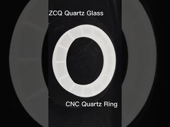 Lab Cnc High Precision Quartz Flange High Temperature Resistance