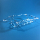 Custom Quartz Carrier Glass Boat For Silicon Wafer In High Temperature Furnace