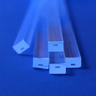 High Temperature Resistance Fused Quartz Tube Square Transparent