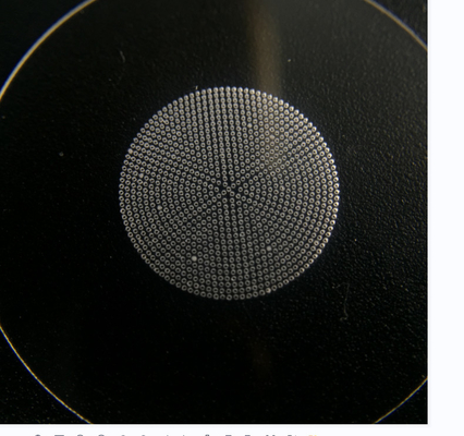 Machining Quartz Glass Glass Plate Round Shape Laser Drilling