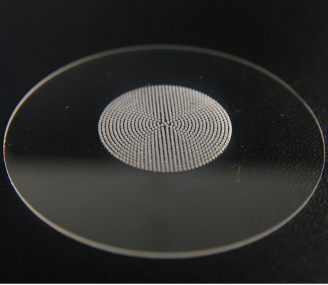 Machining Quartz Glass Glass Plate Round Shape Laser Drilling