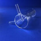 Corrosion Resistant Chemical Glassware Quartz Glass Fittings With Quartz Valves