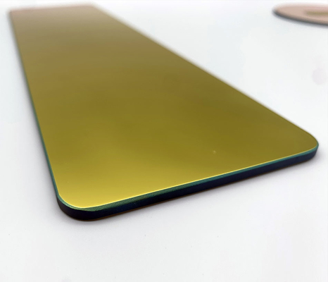 Optical Quartz Glass Plate Gold Layer
