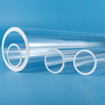 Oh<1ppm High Purity Quartz Glass Tube For Optical Fiber Core & Cladding