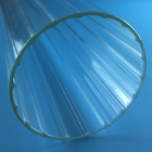 Transparent Customized Large Diameter Quartz Tube Vase Inner Shape