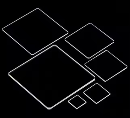 Customized Circular Shape Quartz Glass Plate With Thickness Options Of 0.1mm To 10mm