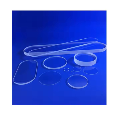 Customized Circular Shape Quartz Glass Plate With Thickness Options Of 0.1mm To 10mm