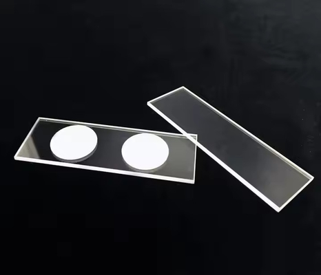Customized Circular Shape Quartz Glass Plate With Thickness Options Of 0.1mm To 10mm