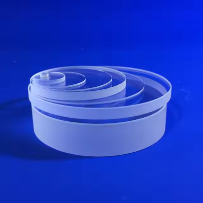 Customized Circular Shape Quartz Glass Plate With Thickness Options Of 0.1mm To 10mm