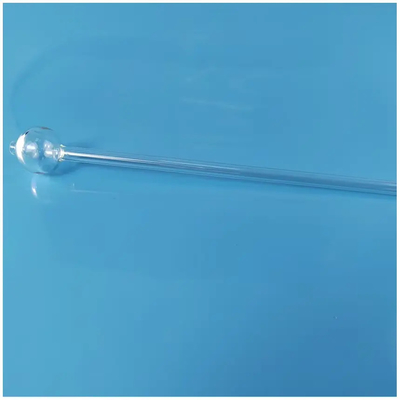 Clear Hollow Quartz Ball Blowing Frosted Quartz Tubes for Customized Lab Bet Sample in Different Sizes