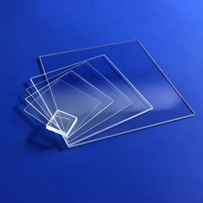 Transparent Quartz Glass Plate Set Affordable Durable for Lab Equipment in Multiple Sizes 1mm 1.3mm 1.6mm 2mm