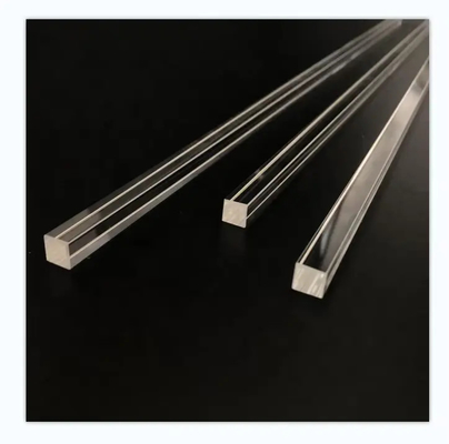 Heat Resistant Customized Translucent Quartz Glass Tubes With One End Open for Industrial Laboratory