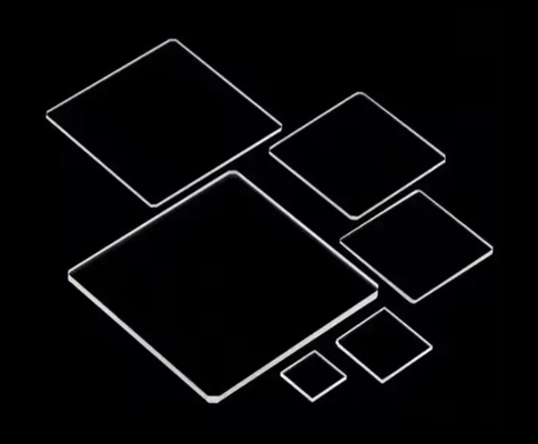 Square Clear Quartz Glass Plate For Custom-made Transparent Windows