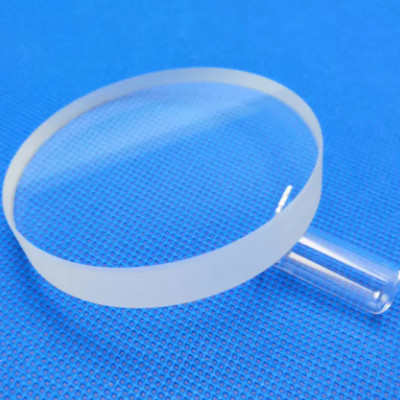 Transparent And Clear Heat-Resistant Quartz Plate In Round Shape For Glass Product