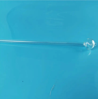 2.2g/cm3 Density Customized Ball Shape End Quartz Tubes For Clear Quartz Test Tube