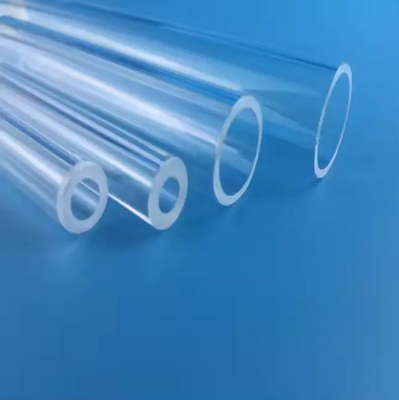 Polished One End Closed Quartz Tube Customized High Temperature Sizes Quartz Glass Pipe Clear Quartz Pipe