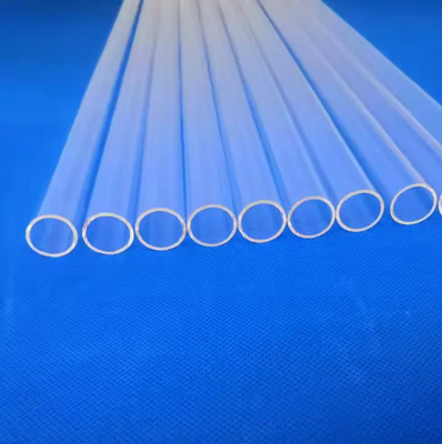 Polished One End Closed Quartz Tube Customized High Temperature Sizes Quartz Glass Pipe Clear Quartz Pipe