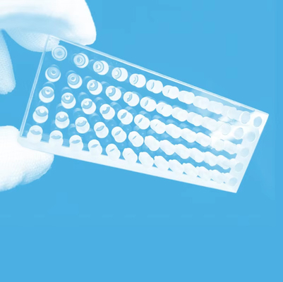 1050C ZKTD Perforated Quartz Plate With Porous Corrosion Resistance For Harsh Environments