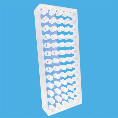 1050C ZKTD Perforated Quartz Plate With Porous Corrosion Resistance For Harsh Environments