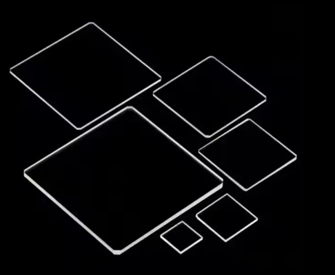 Large Size Transparent Arc Quartz Glass Plate for CNC and UV Customized Thickness 1mm to 18mm