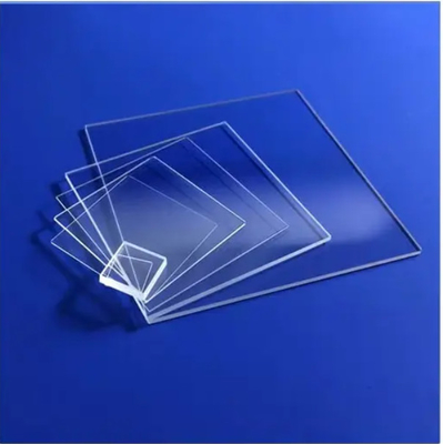 1mm 1.5mm 2mm Ultra-Thin CNC Clear Color Quartz Glass Plate For Lab Surface 10/5 80/50 Density 2.2g/cm3