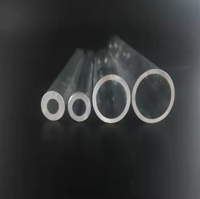 Customize High Temperature Resistance Transparent One End Sealed Clear Silica Quartz Tube With Moulding Processing Service
