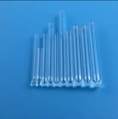 Customize High Temperature Resistance Transparent One End Sealed Clear Silica Quartz Tube With Moulding Processing Service