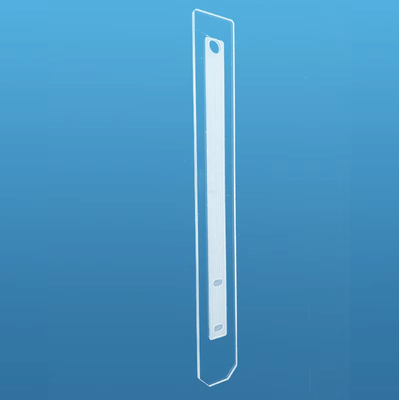 High Flatness Fused Silica Plate with Customizable Transparent Frosted Bores at 1100C