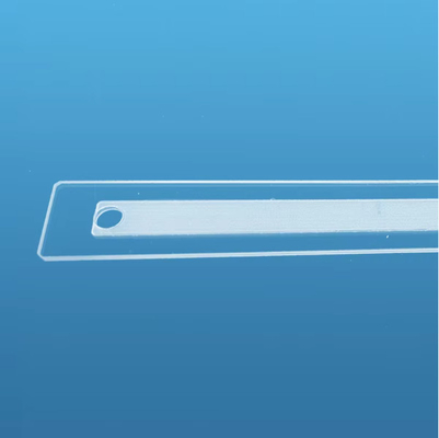 High Flatness Fused Silica Plate with Customizable Transparent Frosted Bores at 1100C