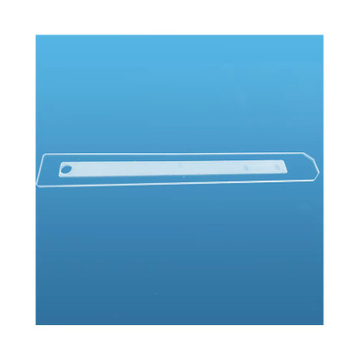 High Flatness Fused Silica Plate with Customizable Transparent Frosted Bores at 1100C