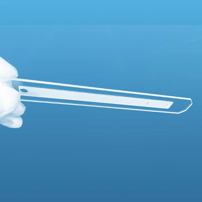 High Flatness Fused Silica Plate with Customizable Transparent Frosted Bores at 1100C