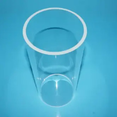 High Temperature Customized Fused Quartz Tube With Density 6.91g/cm3 And Maximum Work Temperature Of 1100 Degrees