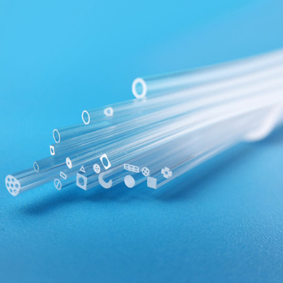 Custom Hexagonal Shaped Quartz Capillary Tube For Optical Fiber Sensor
