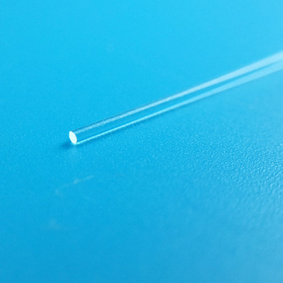 Fused Solid Cylinder Quartz Glass Rod Diameter 0.1mm For Optical Fiber