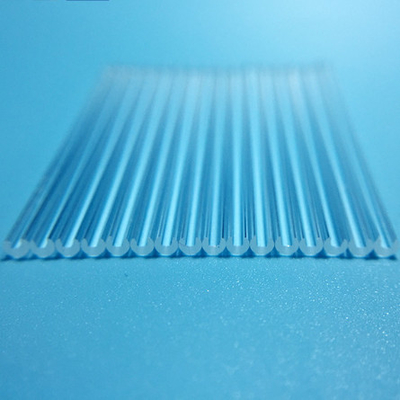 V Shaped Clear Fused Quartz Rod OD 2.4mm OD 5mm Abrasion Resistance
