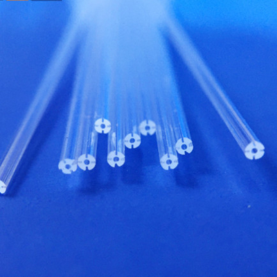 Precision Quartz Capillary Tube V Groove U Groove Slotted For Fiber