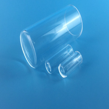 Transparent Quartz Capillary Tube One End Flat Sealed Quartz Glass Test Tube