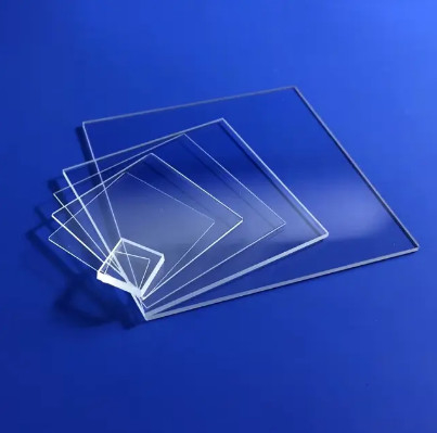 Square High Uv Transmission Clear Fused Quartz Plate Customize Polishing Transparent Quartz Substrate