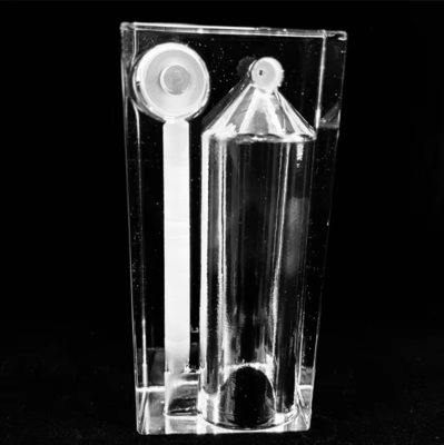 Excellent Optical Clarity Quartz Rinse Tank for Custom Quartz Apparatus Optimize Process