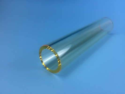 Sio2 High Pressure Transparent Large Diameter Quartz Glass Tube For Uv Lamp
