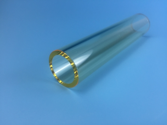 Sio2 High Pressure Transparent Large Diameter Quartz Glass Tube For Uv Lamp