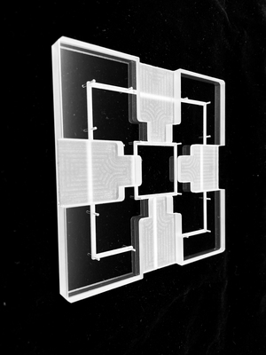 Quartz Glass Plate Wafer Plane Window Polished For High Modulus Of Rigidity 31000Mpa Customized Design