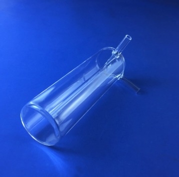 1100 °C Work Temperature Quartz Glass Fitting With Quartz Valves Long Lasting