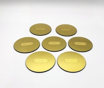 Gold Layer Optical Quartz Glass Plate Of 6.91g/cm3 Density For Optimal Performance