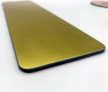 Gold Layer Optical Quartz Glass Plate Of 6.91g/cm3 Density For Optimal Performance